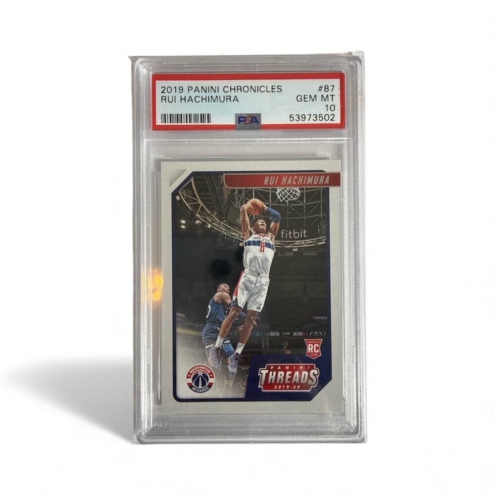 2019 PANINI CHRONICLES #87 RUI HACHIMURA PSA 10